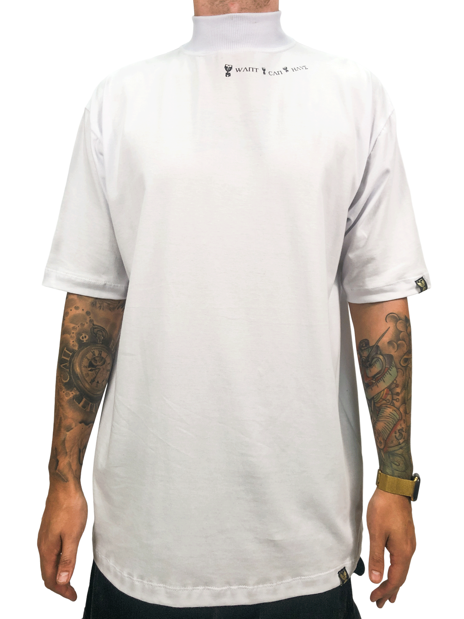 Camiseta Acetinada Gola Alta Fórum - ZandZ Store